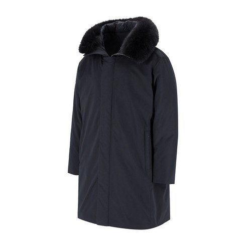 [PAT] 남성 겨울 폭스 트리밍 롱기장 구스다운 점퍼 QI72003-822