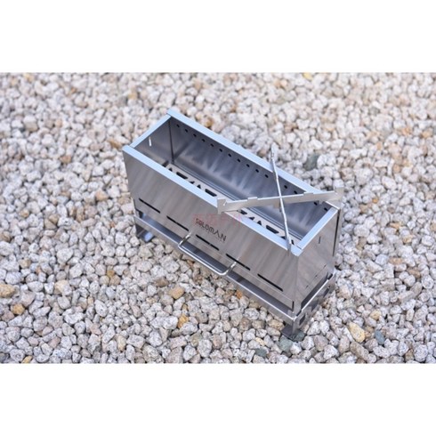 타닥화로대 장작불멍 캠핑화덕 휴대용 파이어링 캠핑화로 타닥그릴, 은