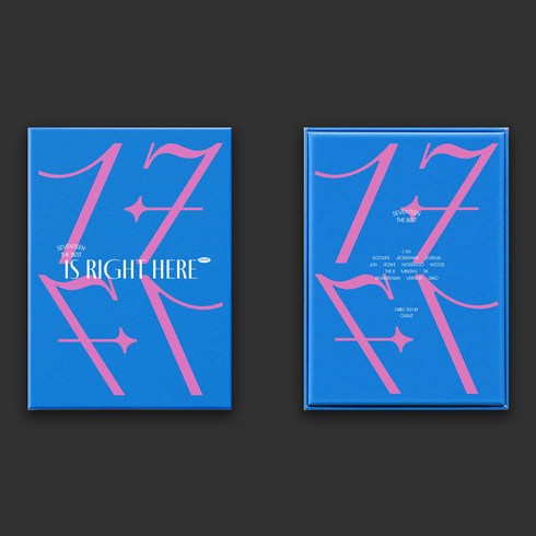 세븐틴 베스트 앨범 17 IS RIGHT HERE DEAR ver (리릭북+CD+포토카드 외) 마에스트로