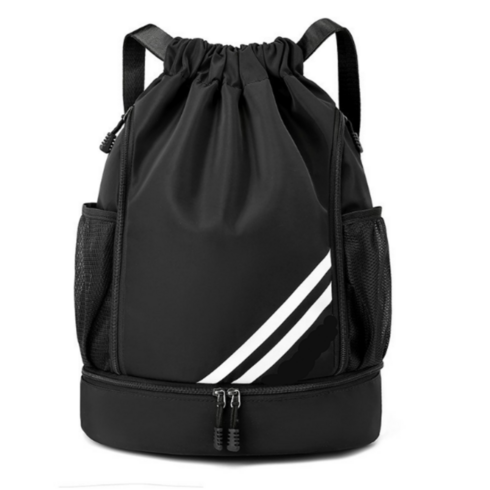 백팩호구가방 - 에이케이필 축구공 가방 다용도 운동 가방 스포츠 백팩 소풍 가방, 블랙, 1개