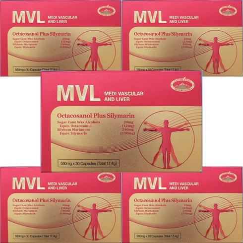 백화점상품권 - 네이쳐스탑 MVL 폴리코사놀 20mg 30정 실리마린 5개 백화점 상품권, 1개