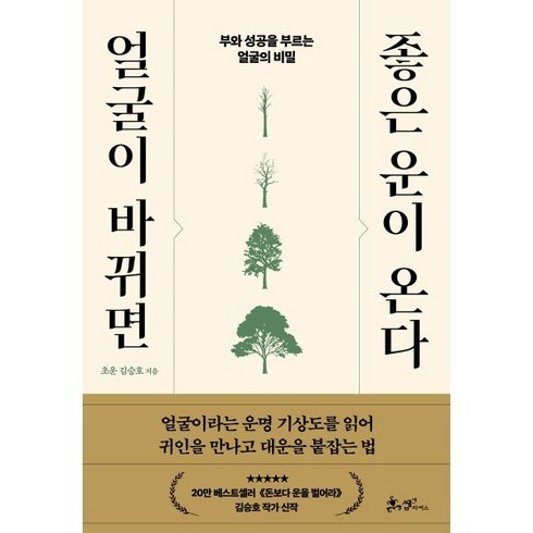 얼굴이바뀌면좋은운이온다 - 얼굴이 바뀌면 좋은 운이 온다, 쌤앤파커스, 김승호 저