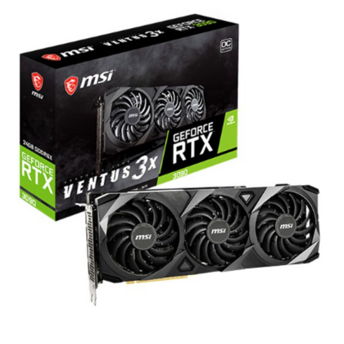 rtx3090 - MSI 지포스 RTX 3090 벤투스 3X OC D6X 24GB 그래픽카드