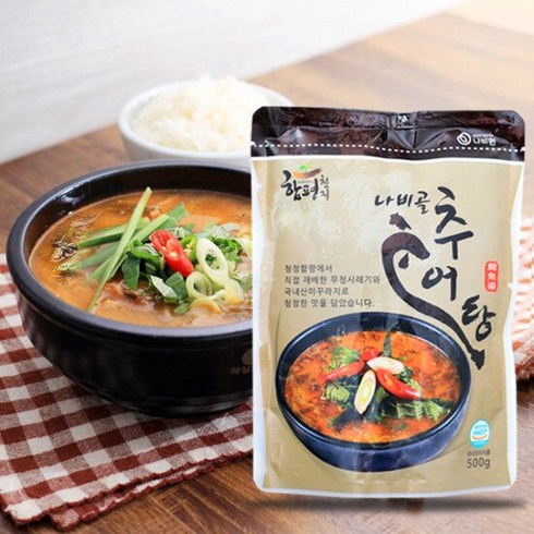 우렁추어탕 350g x 13팩 - 함평나비골 시래기 추어탕 500g 10팩, 10개