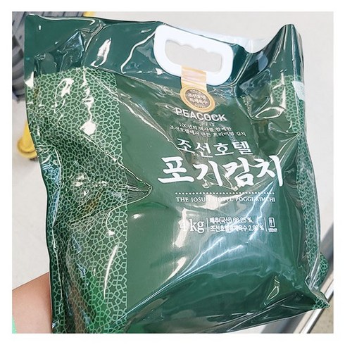 피코크김치 - 피코크 조선호텔 포기김치 4kg, 1개