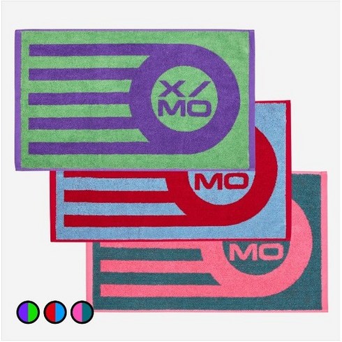 엑시옴타올 - 엑시옴 XIOM XST 솔레니2 타월 탁구 스포츠 운동 기능성 수건, 레드 블루, 1개, 레드/블루