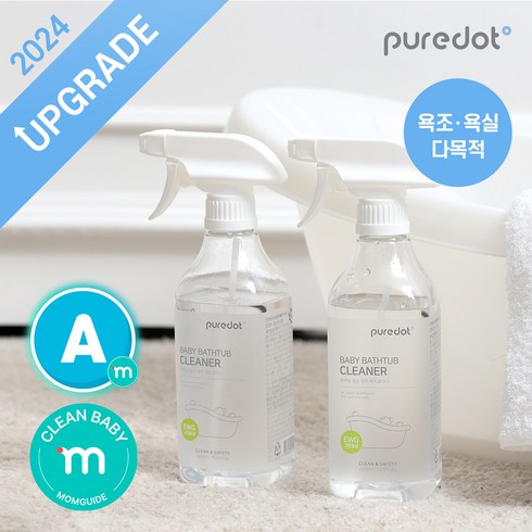 [퓨어닷] 욕조클리너, 2개, 500ml