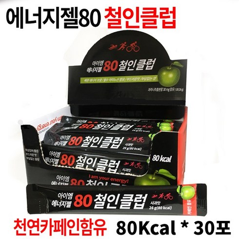 아이엠프로틴 에너지젤 철인클럽 30포/파워젤, 30개입, 26ml