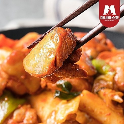마녀바스켓 잘라져있어 간편한 춘천 양념닭갈비 1.4kg + (총2.8kg)