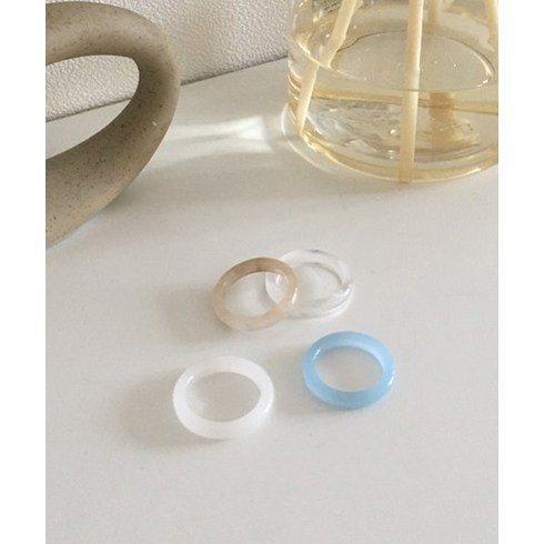 폭스타일 mood glass ring