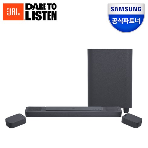 2023년 가성비 최고 hw800t - 삼성공식파트너 JBL BAR 800 사운드바 시스템 5.1.2채널 홈시어터 가정용 거실 TV 스피커, JBLBAR800PROBLKAS