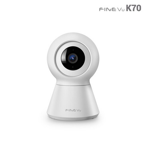 파인뷰 K70 무선 홈 CCTV 홈캠 펫캠 베이비캠 홈카메라, 화이트