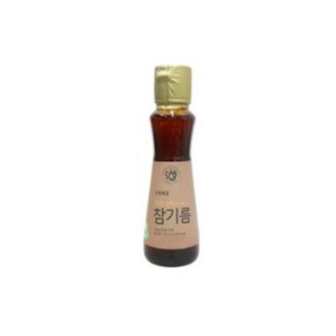 초록마을 국내산 참깨로 한번만 짠 참기름, 160ml, 1개