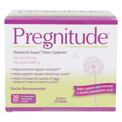 Pregnitude Reproductive Support Packets 60 ea, 1개