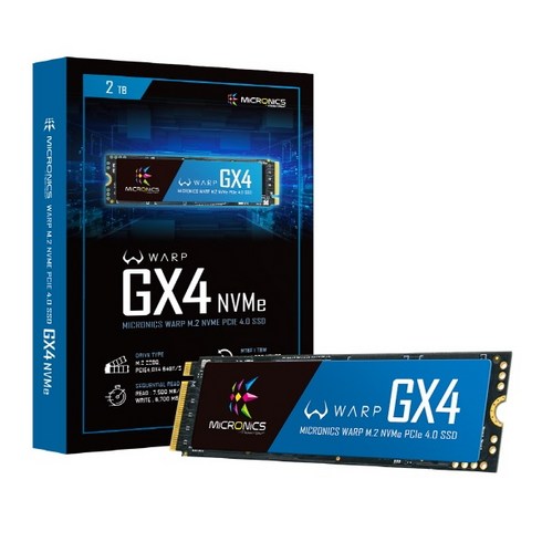 [마이크로닉스] WARP GX4 M.2 NVMe 2280 [2TB TLC]