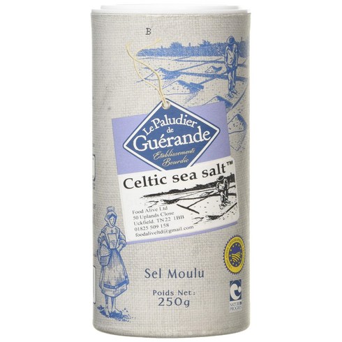 CELTIC SEA SALT 켈트 바다 소금 250 g 영국발송, 1개, 250g