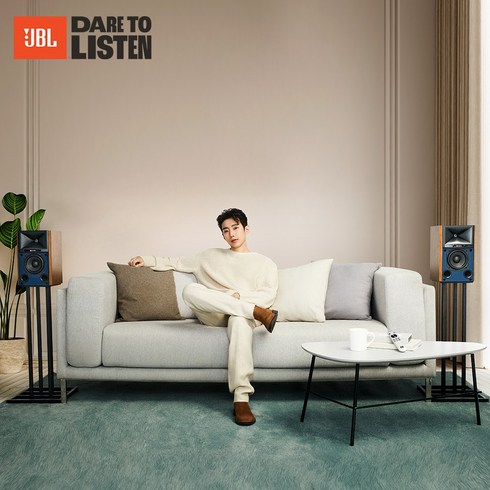 삼성공식파트너 JBL 4305P 액티브 스피커 와이어리스 스트리밍 스피커, {WAL} 월넛