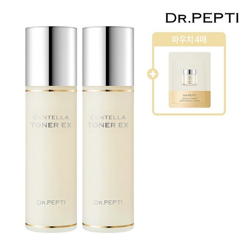 센텔라멀티로션 - 닥터펩티 센텔라 토너EX 2개+젤크림 샤쉐4매, 2개, 180ml