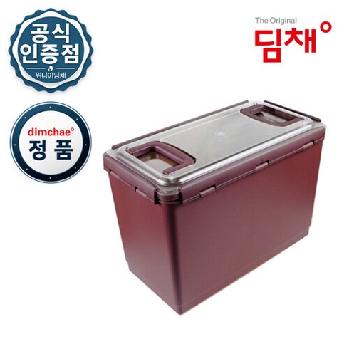 2023년 가성비 최고 딤채김치통 - 위니아 딤채 딤채김치통 정품 김치통 김치용기 18.0L 투명EZ생생용기, 18L, 1개입