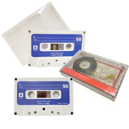 오디오 카세트 테이프 60분 90분 TAPE 공테이프 강의 녹음테이프 5개, 아림 90분 테이프(5개)