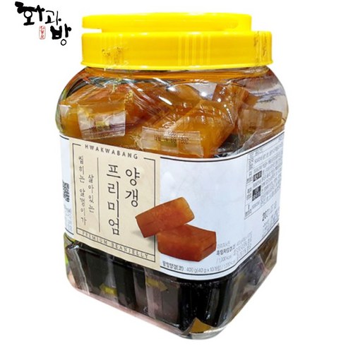 화과방 프리미엄 연양갱 40g x 40개 유자 팥 코스트코, 1.6kg, 1개