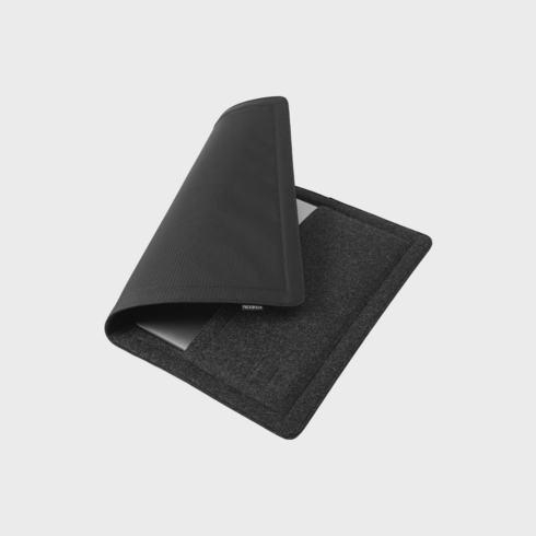 팩앤폴드 - 팩앤폴드 슬리브매트 프로 블랙 노트북 태블릿 2in1 파우치 슬리브매트 겸용 펠트 네오디움 슬림
