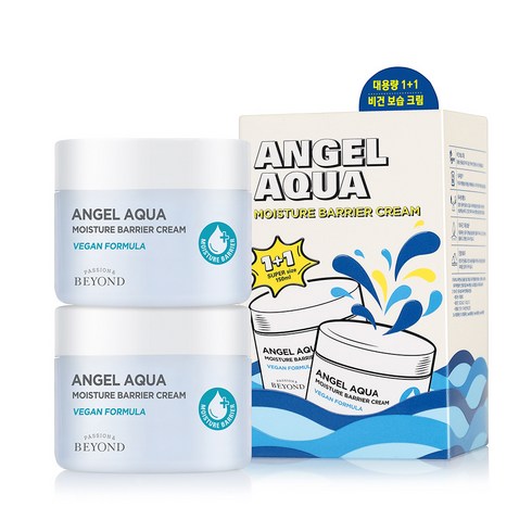 비욘드 엔젤아쿠아 보습 장벽 크림 150ml 1+1 기획세트, 단품