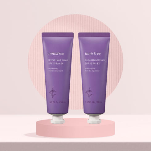 이니스프리 한란 핸드크림 50ml 2개 세트 제주한란, 핸드 크림 50mL 2개