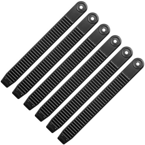 Shupakul 스노우보드 발목 바인딩 스트랩 6개 - 19.9 x 2.3cm(7.9 x 0.8인치) 스노우보드 사다리 스트랩 바인딩 교체품 스노보드 스키 스트랩 인 바인딩 시스, 6 Pcs