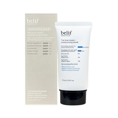 빌리프 더 트루 크림 모이스춰라이징 밤, 1개, 75ml