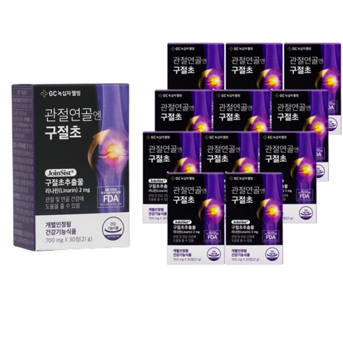 GC녹십자웰빙 관절연골엔 구절초 700mg 30정 12박스 리나린 관절건강, 상세페이지 참조, 상세페이지 참조