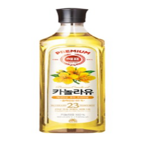 해표카놀라유900 - 해표 카놀라유, 900ml, 2개