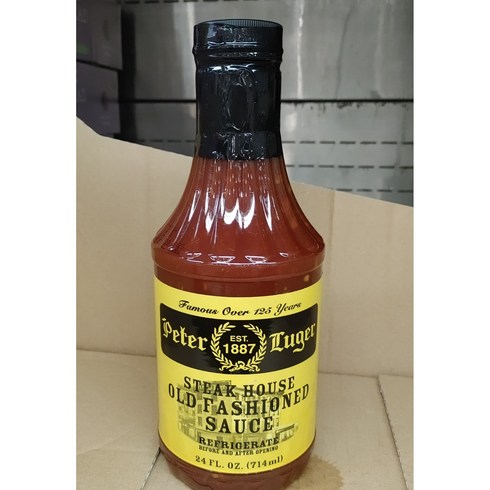 Peter Luger 피터루거 스테이크 소스 / 스테이크 하우스 올드패션드 소스 714ml / 미국, 1개