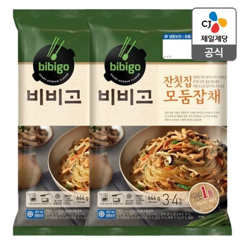 CJ 비비고 잔칫집모둠잡채644g, 644g, 2개