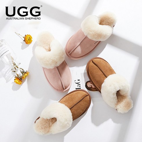 AS UGG 에버어그 남녀공용 머핀 방수 양털 어그슬리퍼 3컬러 15564 양모 양털슬리퍼 호주정품