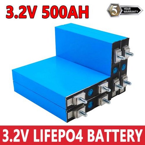 인산철배터리 - 리튬 다리미 인산염 배터리 팩 DIY 태양열 충전식 전지 Lifepo4 32V 300Ah 400Ah 500Ah 12V 24V 36V 48V 빠른 배송, 3) 300AH1PCS, 1개