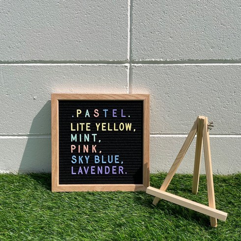 요라나 레터보드 레터링보드 신생아 디데이달력 50일 촬영소품, 블랙