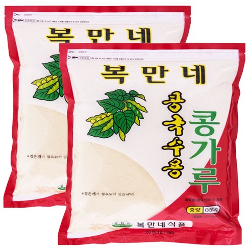 콩국가루 - 복만네 콩국수용 콩가루, 850g, 2개