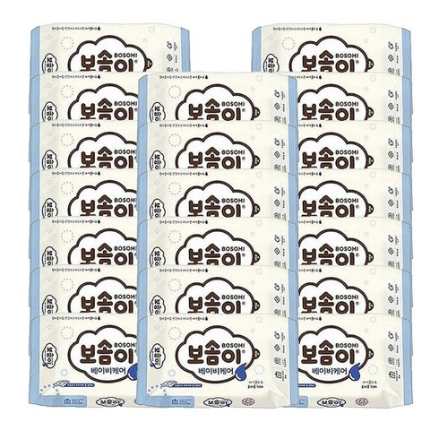 보솜이 아기 물티슈 베이비케어 휴대용 10매, 10매입, 20개