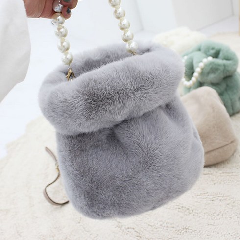 2023년 가성비 최고 퍼가방 - 레이첼 겨울가방 여성 토트백 미니 크로스백 복조리가방