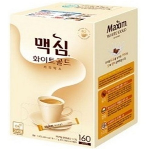 맥심 화이트 골드 커피믹스, 11.7g, 160개입, 1개