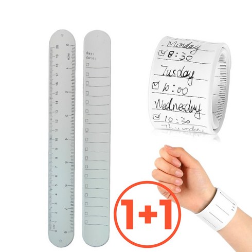 주니니몰 손목 메모지 2개세트 간호사 수험생, 스몰2개