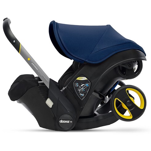 두나 카시트 & 유모차 로얄블루 - 올인원 여행 시스템 Doona Car Seat & Stroller Royal Blue - All-in-One Travel System, 1개, 로얄 블루