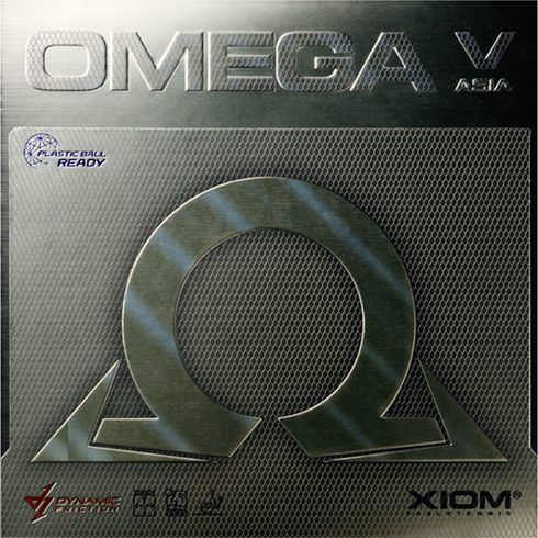 XIOM 탁구러버 오메가5아시아 Omeg5Asia 탁구고무, 적색