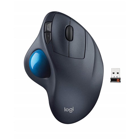 2023년 가성비 최고 로지텍 무선트랙볼마우스 - 로지텍 M570 WIRELESS 트랙볼 무선 마우스 벌크, 블랙