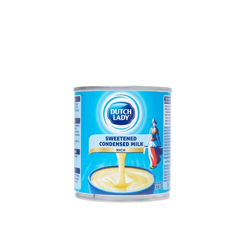 더치레이디 DUTCH LADY 무가당연유(Evaporated milk) 가당연유(Sweetened condensed milk), 397g, 1개