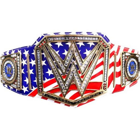 WWE 미국 챔피언십 타이틀 벨트 레플리카 월드 헤비웨이트 레슬링 성인 사이즈