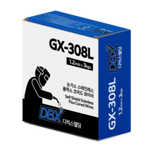 디빅스 GX-308L 0.9MM 3KG 논가스 스테인레스 플럭스 코어드 와이어, 1.0MM