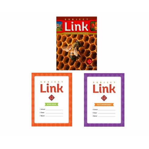 Subject Link. L2 Student Book + Word Book + Test & Worksheet Class Pack 전3권