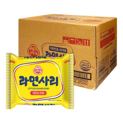 사리면 - 오뚜기 라면사리 110g BOX 업소용 대용량, 48개